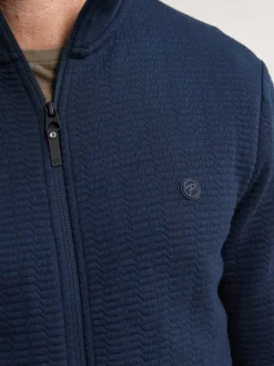 Sweater Zip Blauw