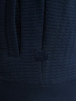 Sweater Zip Blauw