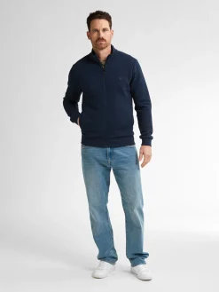 Sweater Zip Blauw