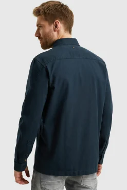 Sweatvest Mixed Padded Blauw