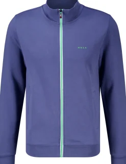 Sweatvest Owen Blauw