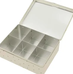Theeblik Tijd Hartjes  Beige