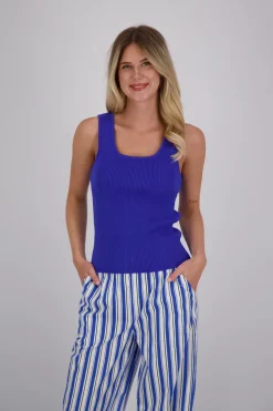 Top Kamma Jenny Blauw