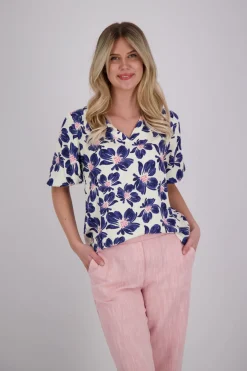 Top Merel Blauw