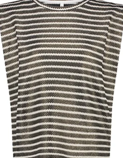 Top Stripe Zwart