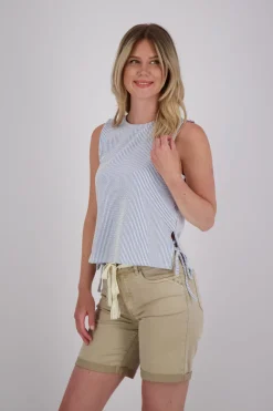 Top Striplo Beige