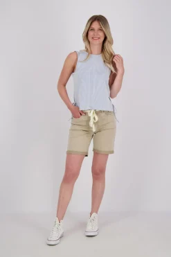 Top Striplo Beige