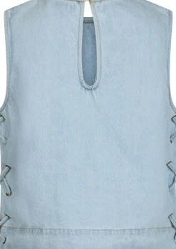 Top Svetlana Braid Blauw