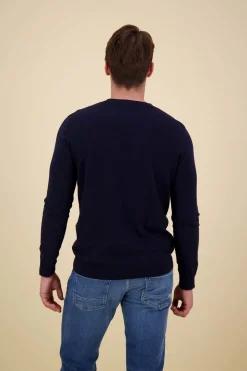 Trui Crew Neck Donkerblauw