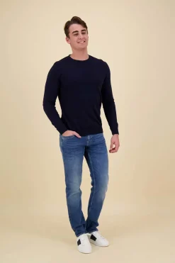 Trui Crew Neck Donkerblauw