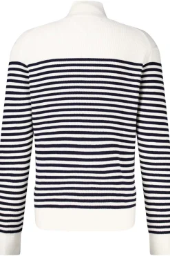 Trui Racking Structure Zip Blauw