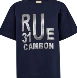 T-shirt Donkerblauw