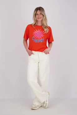 T-shirt Fay  Rood