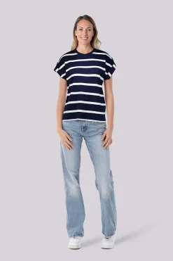 T-shirt Gold Buttum Blauw