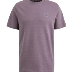 T-shirt Jacquard Paars