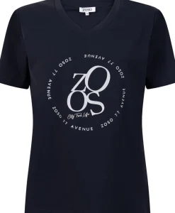 T-shirt Julia Blauw