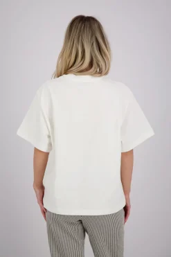 T-shirt Klaske Confident Wit