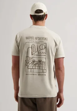 T-shirt Nickolas Graphic Beige