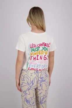 T-shirt Palmome Wit