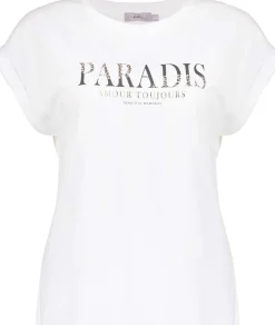 T-shirt paradis Wit