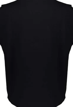 T-shirt Pleads at shoulder Zwart