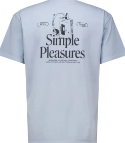 T-shirt Printed Blauw
