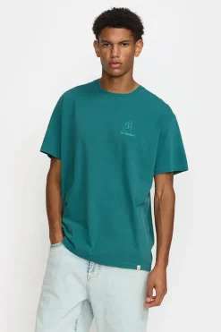 T-shirt Printed Blauw
