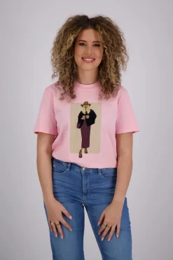 T-shirt Roze
