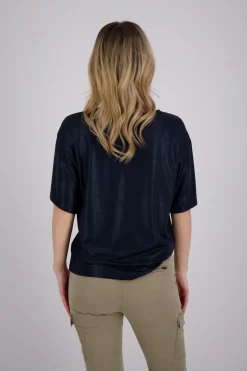 T-shirt Satina Blauw
