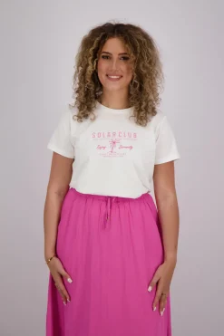 T-shirt Solar Club Roze
