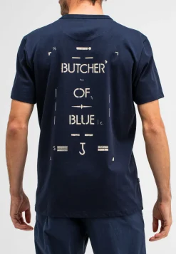 T-shirt Stencil   Blauw