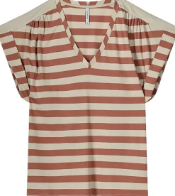 T-shirt Streep Rood