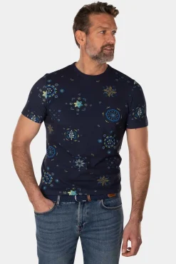T-shirt Tennants Donkerblauw