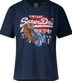 T-shirt VI Tokyo Blauw