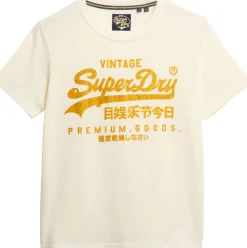 T-shirt Vintage Logo Wit
