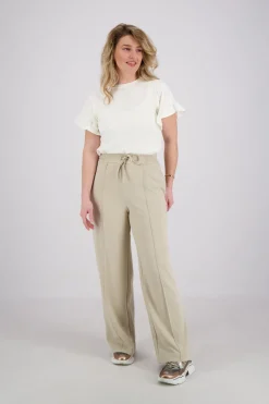 T-shirt Vlinder Mouw Wit