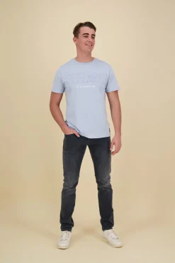 T-Shirt Zeeland Blauw