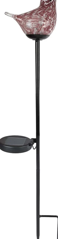 Tuinlamp LED Vogel Lila