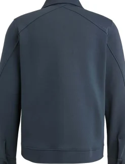 Vest Interlock Blauw