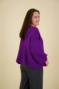 Vest Mohair Paars