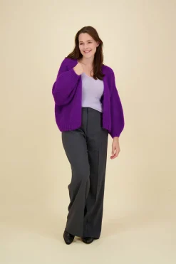 Vest Mohair Paars