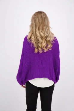Vest Mohair Paars
