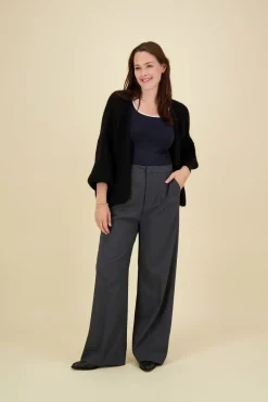 Vest Mohair Zwart