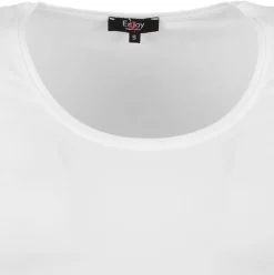 Wit basis shirt met lange mouw