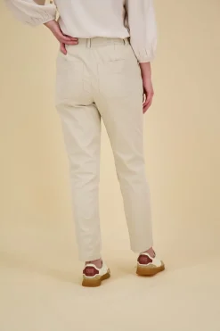 Woven loose fit trousers with Beige