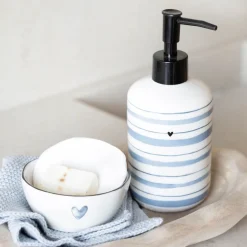 Zeepdispenser Stripes Blauw