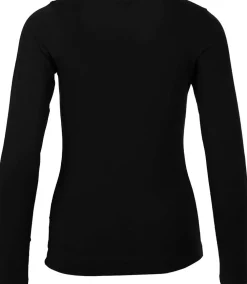 Zwart basis shirt met lange mouw